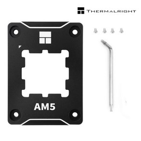 써멀라이트 AMD AM5 CPU 가이드 프레임, 블랙(구리스없음), LED라이트 미포함, 1개