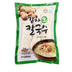 송학식품 감자 생칼국수, 450g, 3개