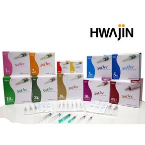 화진 일회용주사기 모음 1cc-50cc, 13. 5cc 21G (1-1/2 inch) 100개입