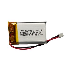 리튬폴리머배터리3.7V 180mAh, 1개