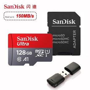 Sandisk 울트라 마이크로 SD 메모리 카드 휴대폰용 TF 플래시 128 GB 32GB 64GB 256GB 400GB 512GB 1TB, 5.120M 32G Re, 1개