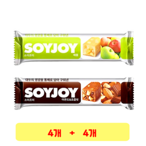 오츠카제약 소이조이 애플 + 아몬드&초콜릿, 4세트, 30g