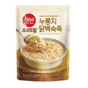 비비고 누룽지 닭백숙죽, 5개, 420g