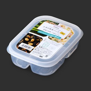 나카야 소분용기D 620ml 칸칸용기 반찬통 김치통, 1개