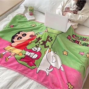 캐쉬템 짱구 캐릭터 극세사 대형 무릎 담요 블랭킷