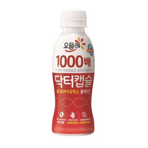 빙그레 닥터캡슐 1000배 플레인 x18개, 130ml, 72개, 72개