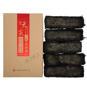 안화흑차 블랙티 벽돌차 1급 금화 복전차 1000g 호남 특산차 구량차(2015년판), 1kg, 1세트, 1개입