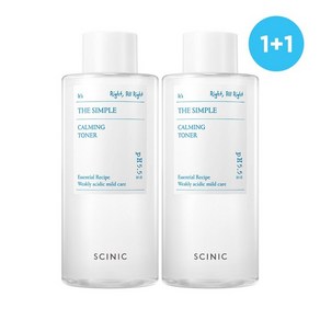 싸이닉 더 심플 카밍 토너 300ml 1+1, 300ml토너2개((C02T0000006535))