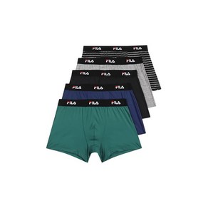 휠라 언더웨어 리니어 블랙밴드 드로즈 5PACK FI4DRG1104M BLK