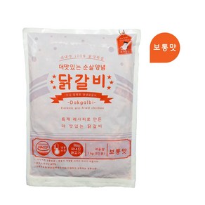 자연의닭 닭갈비 보통맛 (냉동) 1kg