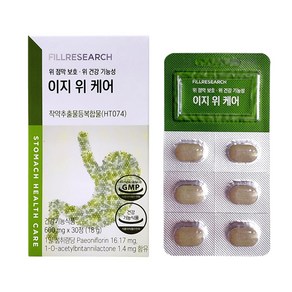 이지 위 케어 600mg x 30정 15일분 위 건강 작약추출물