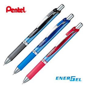 Pentel ENERGEL 펜텔 에너겔 니들포인트 DX (BLN75) 0.5mm 리필 가능, 청색, 1개