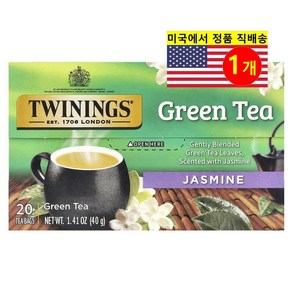 Twinings 오가닉 허브 자스민 그린 티 20개입 40g 1개