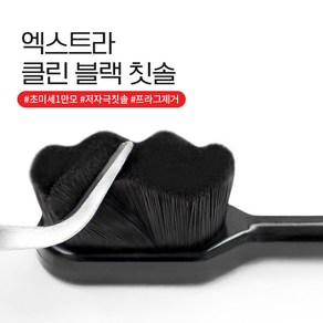 덴티럽 블랙 칫솔, 1세트