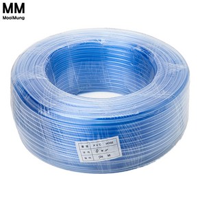 pvc 8/11mm 브로와 호스 1m 단위 판매 국산 브로워 수족관 산소 기포기 기포발생기 어항 호스, 1개