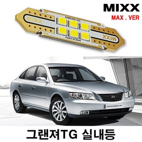 MIXX 그랜져TG LED실내등 전방중앙화장 풋등도어글로브박스 트렁크 번호판등 믹스 맥스 MIXXLLED, 1개, 중앙실내등 (1개 1대분)