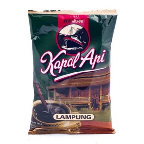 Kapal Api 커피 분말 Lampung 185 gr (1 피스)