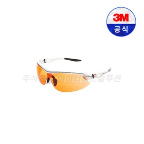 3M 스카치가드 김서림방지 보안경, AP305SG (주황/화이트프레임), 1개