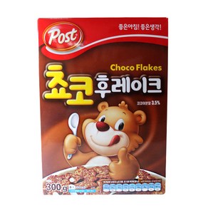 동서 포스트 쵸코후레이크 300g 식품 > 스낵/간식 스낵/시리얼 시리얼, 1개