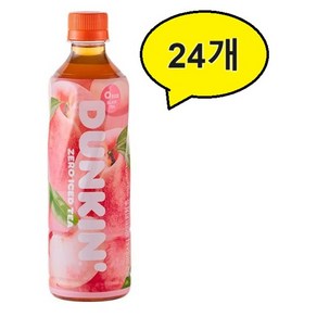 던킨 홍차피치 제로아이스티 500ml * 24개