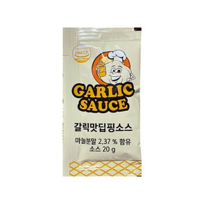 태원식품 일회용소스 갈릭맛딥핑소스 20g 300매