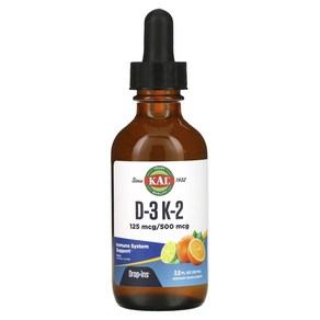 KAL D-3 K-2 Dop Ins 천연 시트러스 59ml(2fl oz), 59.147ml, 1개