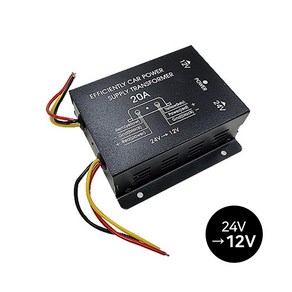 차량용 DC컨버터 20A DC24V-DC12V 배터리 전압 다운 컨버터