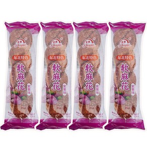 천천중국식품 맛있는 자색 고구마소 말랑 마화, 180g, 4개