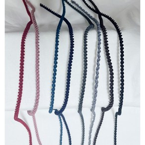 폴리 스프링 고무줄 컷팅 (48~50cm)마스크스트랩 만들기재료(093-11), 블랙
