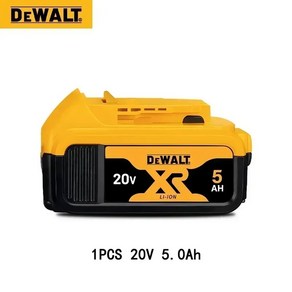 정품 Dewalt 배터리 20V 6AH 충전식 리튬 이온 배터리 Dewalt DCB115 DCB118 고속 충전 Dewalt 공구 배터리., [05] BATTERY 5AH X1
