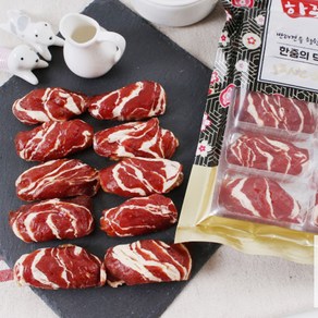 한줌의초밥 강아지 오리고기+대구+닭고기+쌀 사사미 간식 10p, 150g, 1개