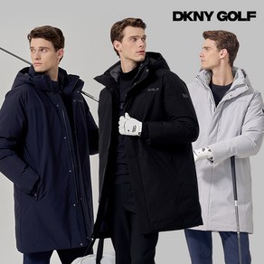 [DKNY GOLF] 인퀄팅 덕다운 롱패딩 자켓 남성 택1