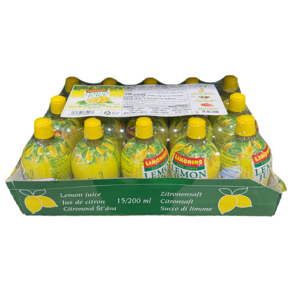 LIMONINO 레몬주스 200MLX15 코스트코, 15개, 200ml