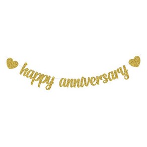 마블파티 happy annivesay 기념일 골드펄 가랜드, 1세트