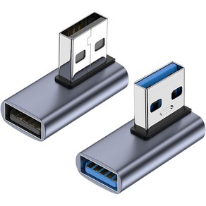 USB3.0 변환젠더 컨버터 AMtoAF 수평 꺾임 A타입 15w급속충전 지원 10Gbps 전송속도 커넥터 adapte 어댑터 A타입 숫놈에서 A타, 1개, X타입+Y타입