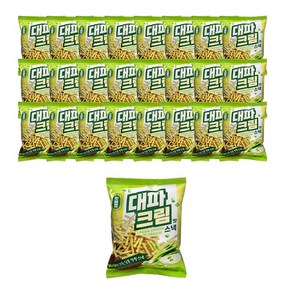 맛슐랭 대용량 대파 크림 스낵, 24개, 60g