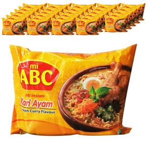 ABC 미 인스턴트 카리아얌 치킨커리향 75g, 80개