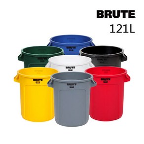 [브루트] BRUTE 벤티드 121L - 원형컨테이너, 그레이, 1개