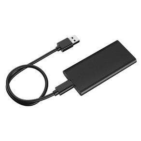 HDD 인클로저MSATA-USB 3.1 c타입 SSD 인클로저 알루미늄 휴대용 하드 드라이브 케이스 3*3/3*5cm 미니, 03 Black, 03 Black