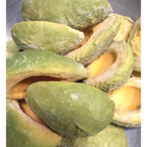 아보카도 하프컷 1kg 냉동아보카도 [원산지:페루], 1개