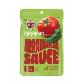 (실온)[백설]아리비아따 스파게티소스, 150g, 3개