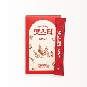 맛스터 SPICY 1BOX(30개입) 천연조미료 만능스톡, 1개, 120g