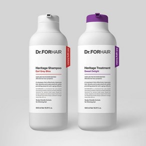 [닥터포헤어] 최신상 헤리티지 샴푸 500ml + 헤리티지 트리트먼트 500ml, 에이프릴 뮤게, 에이프릴 뮤게, 1개