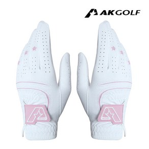 AKGOLF 2024 AK 여성 양손 합피 골프장갑, 18호, 18호, 1개