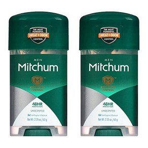 Mitchum Anti-Perspirant and Deodorant Power Gel Unsc Mitchum 발한 억제제 및 데오도란트 파워 젤 무향 2.25온스(2개 팩