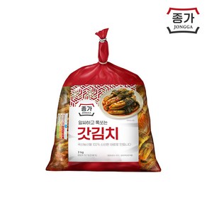 종가집 알싸하고 톡쏘는 갓김치, 1개, 3kg