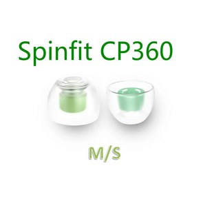 SpinFit 고품질 실리콘 이어팁 Ture 무선 인이어 이어폰용 CP360 3.6mm SS S M L S SS M S L M