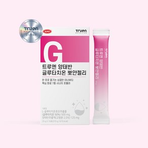 트루엔 양태반 글루타치온 뽀얀젤리 트루엔 뽀얀 젤리스틱, 375g, 4박스