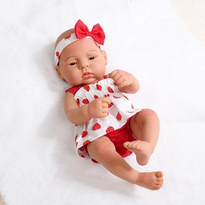 [브리튼] 45cm 애착인형 리본돌 Dolls 실리콘 Babi Doll Gils 리얼한, [06] suit 6, 1개