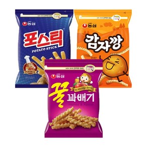 농심 대용량지퍼팩 과자세트, 1세트, 805g